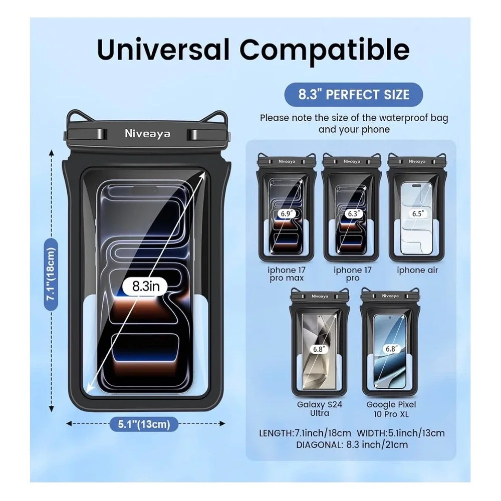 Niveaya ipx8 waterproof